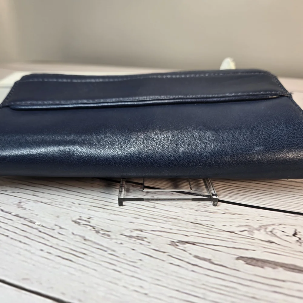 Michael Kors Navy Blue Leather‎ Wallet